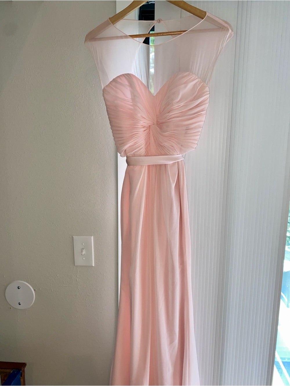 Alfred Angelo Ballerina Pink Chiffon Evening Gown